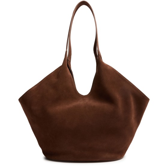 Phantom suede tote bag - brown