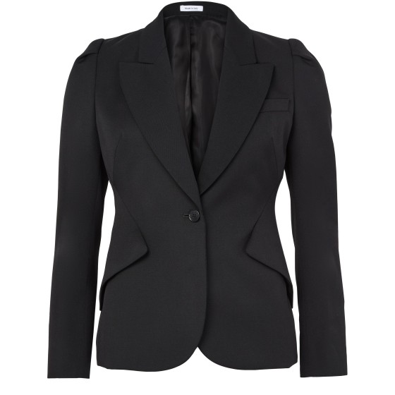 Jacket with puff sleeves - Black