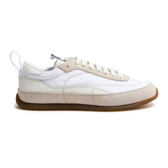 Low-top rubber sneakers - white