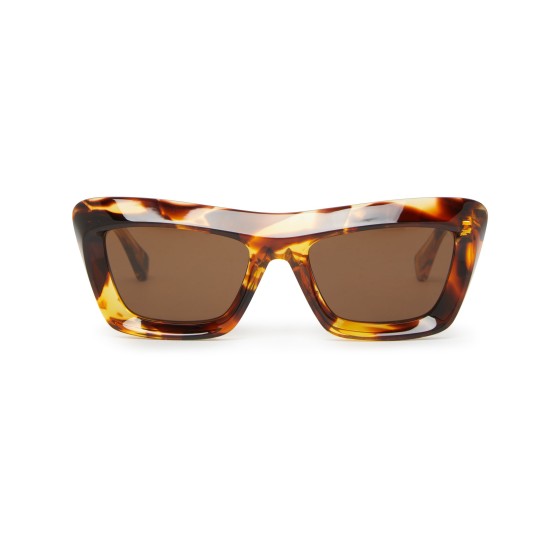 Classic Cat-Eye Sunglasses - brown