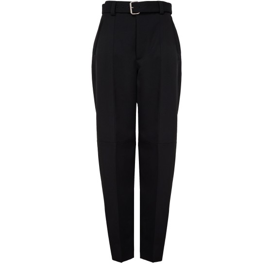 Cotton Twill Pants - Black