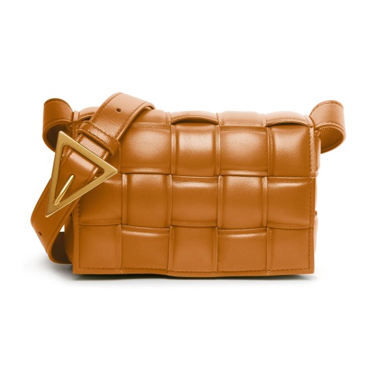 Padded Cassette Bag - brown