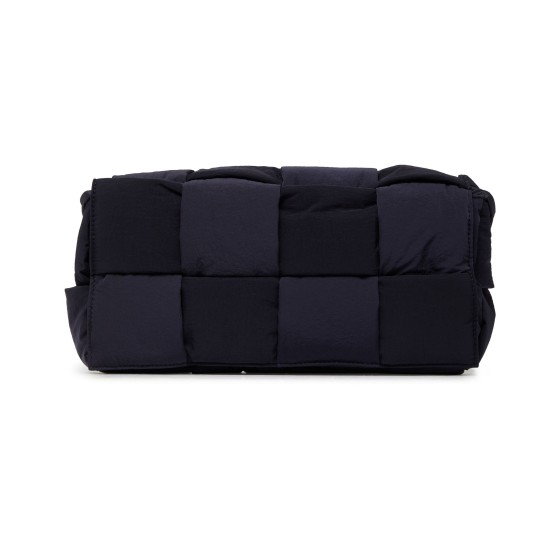 Padded Tech Cassette Shoulder Bag - grey