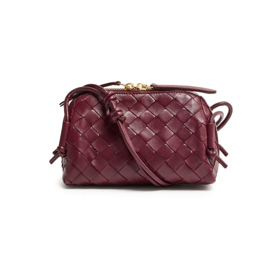 Intrecciato Concert Pouch - Red