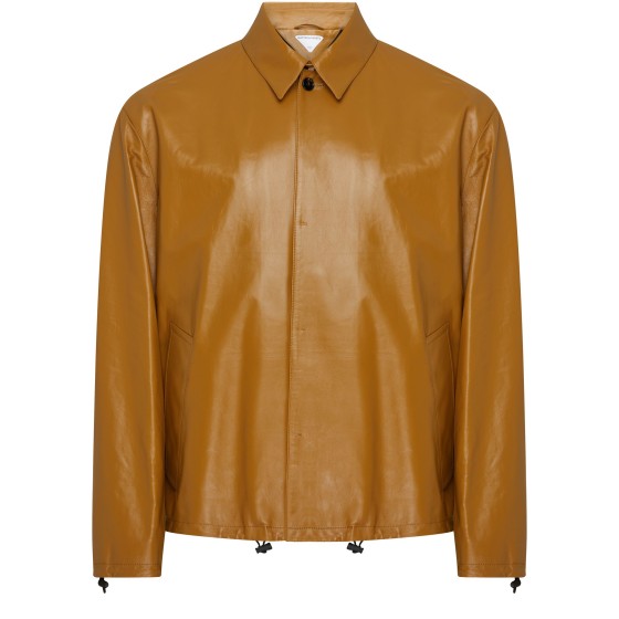 Leather jacket - brown