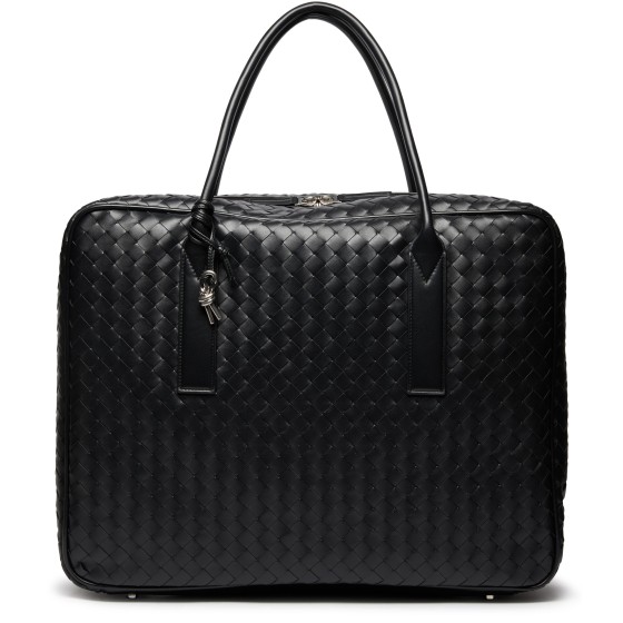 intrecciato shoulder bag - Black