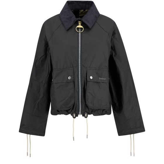 Brown waxed jacket - grey