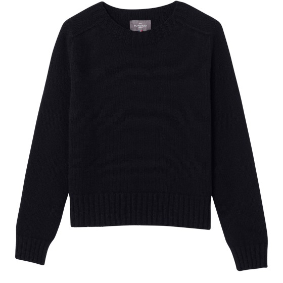 Round-neck sweater - Black