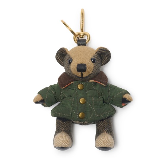 Thomas Bear Charm - grey