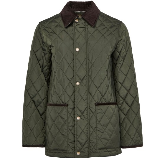 Matelasse Nylon Jacket - Green