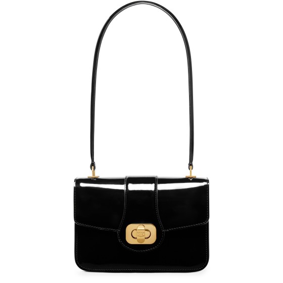 Celine Joséphine Teen bag in patent calfskin - Black