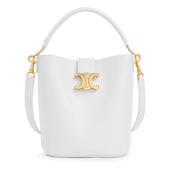 Louise small smooth leather handbag - Off-white