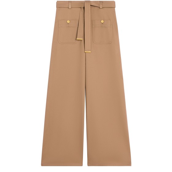 Taillat pants in cotton twill - Beige