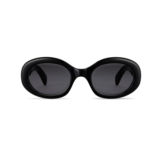 Triomphe 01 Acetate Sunglasses - Black