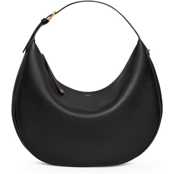 Large Celine Lulu in grained calfskin - Black