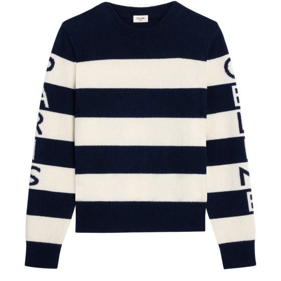 Wool cashmere crewneck sweater - Beige