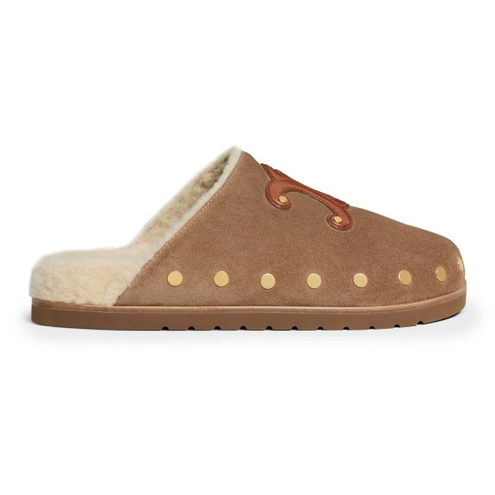 Celine Pitea clogs in calfskin - Beige
