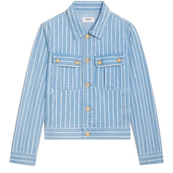 Lightweight Denim Trucker Jacket - Blue