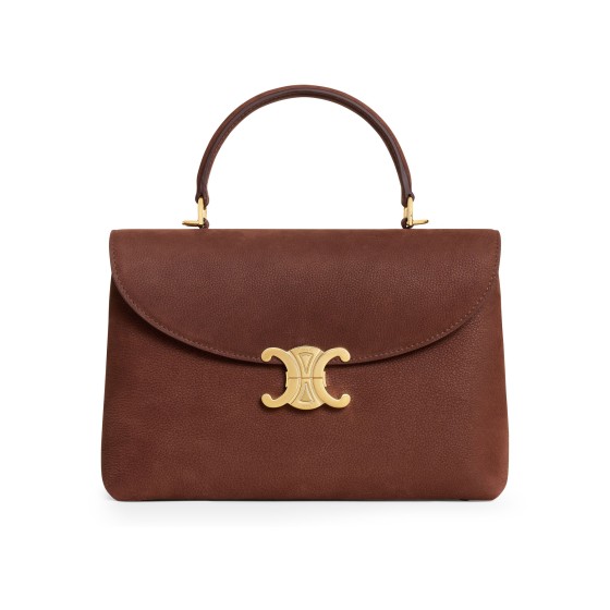 Medium Nino bag in grained nubuck - Beige