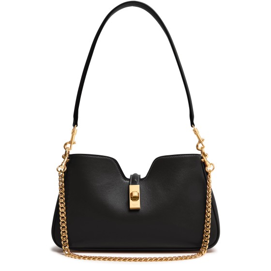 Shoulder bag Camille 16 soft in smooth calfskin - Black