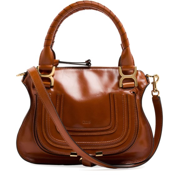 Marcie Single Shoulder Crescent Bag - brown