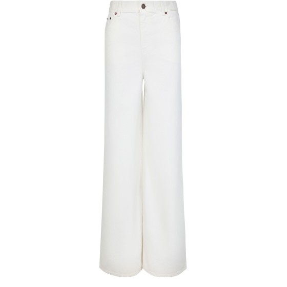 Straight leg jeans - white