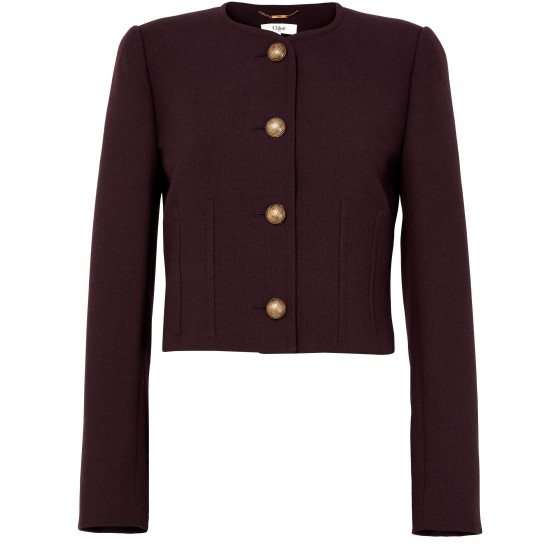 Single-breasted jacket - Purple