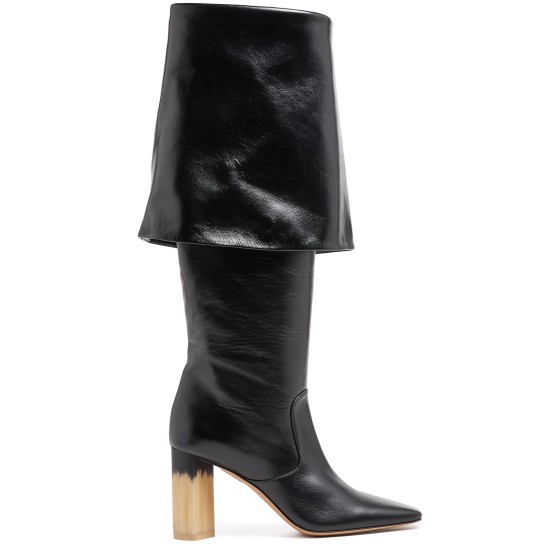 Georgia leather boots - Black