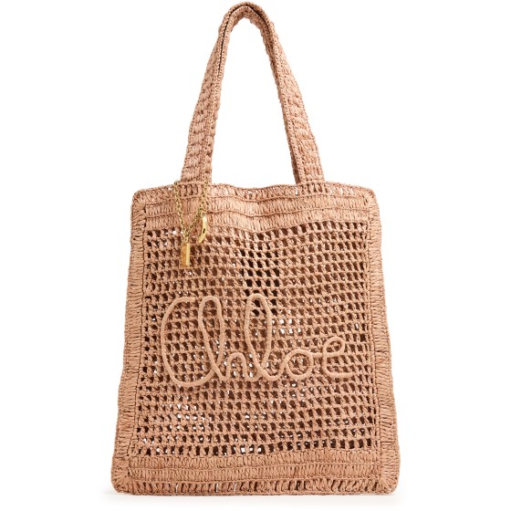 Summer Banana crochet tote bag - Beige