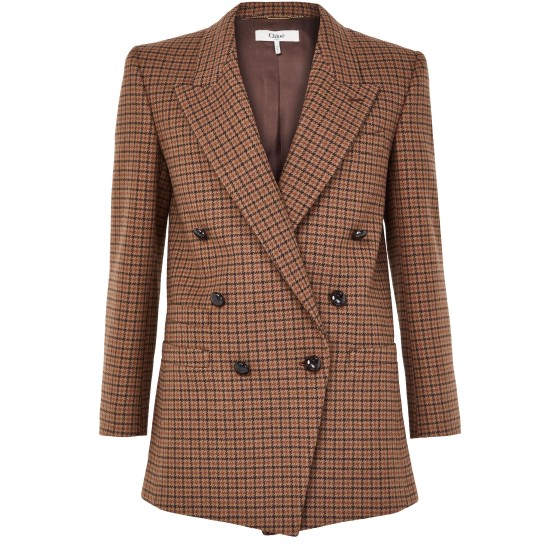 Double-breasted jacket - brown