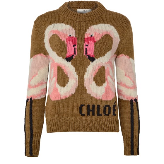 Logo sweater - brown