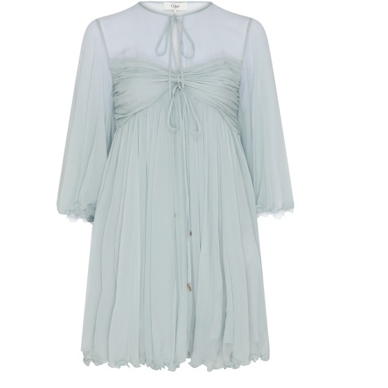 pleated skirt - Blue