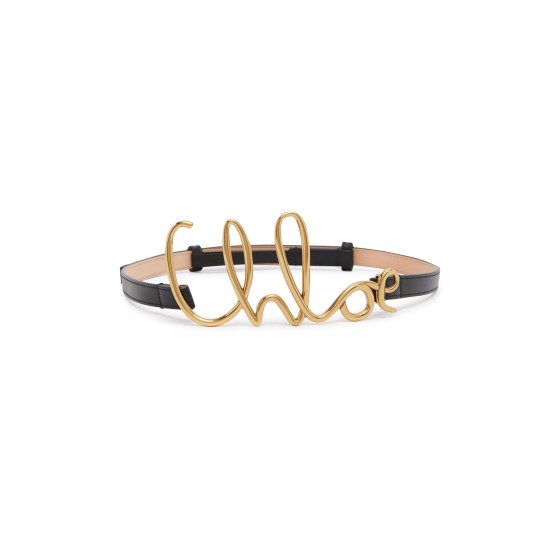 Chloé iconic small belt - Black