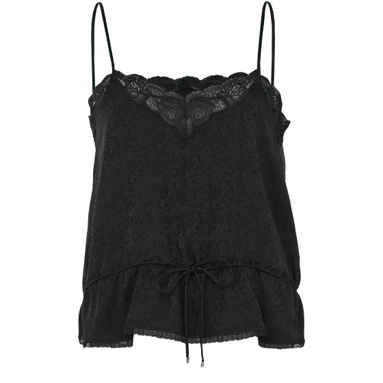 Silk top - Black