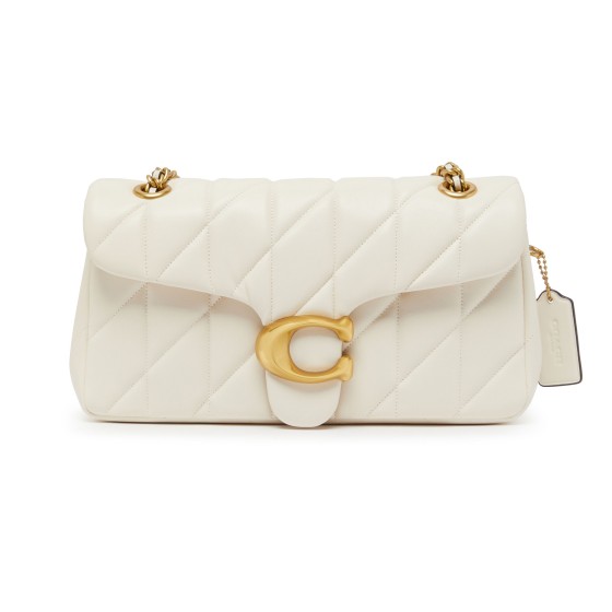 Tabby Quilted Shoulder Bag 26 - Off-white