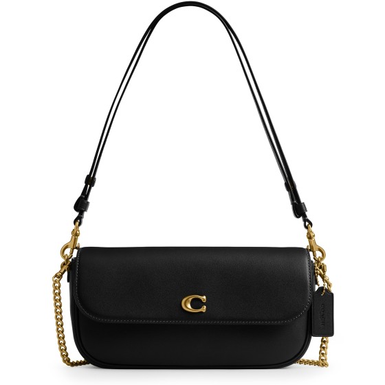 Brook Flap Shoulder Bag - Black