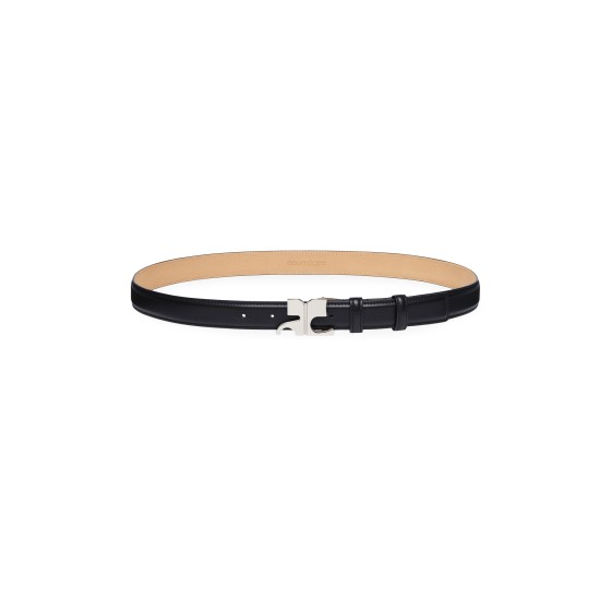 AC leather belt - Black