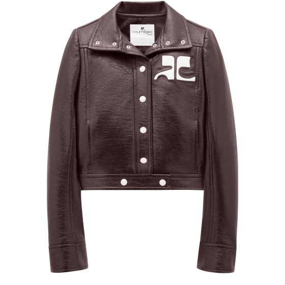 Reprinted vinyl jacket - Burgundy