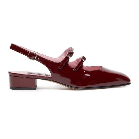 Peche ballet flats - Burgundy