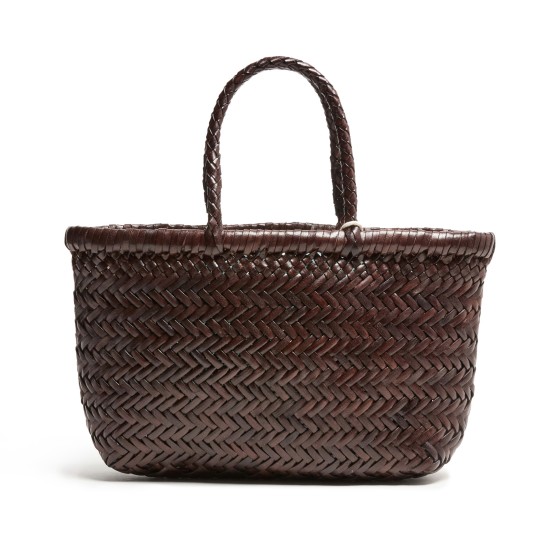 flat Gora mini tote bag - brown