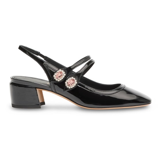 Slingback Mary Jane - Black