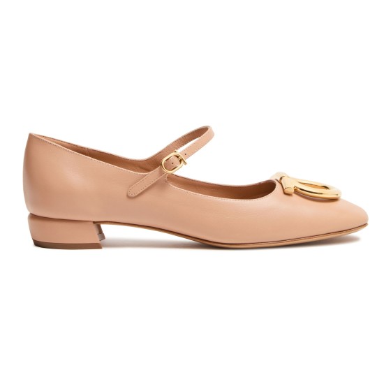 Maxi Gancini Mary Janes - brown