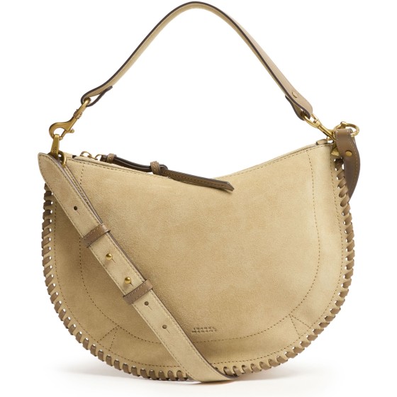 Oskan soft zipped shoulder bag - Beige