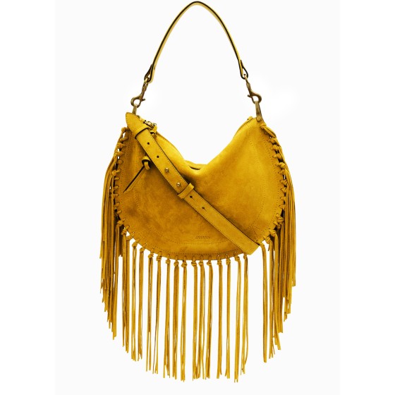 Oskan soft zipped shoulder bag - Orange