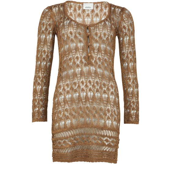 Pia mini dress - Gold