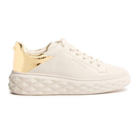 Diamond maxi sneakers - white