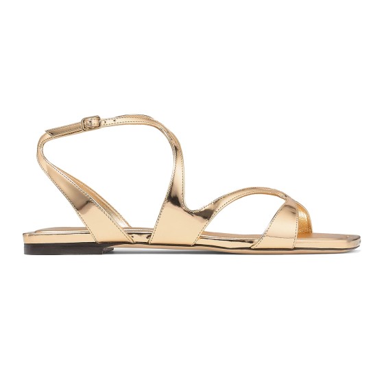 Ayla flat sandals - Gold