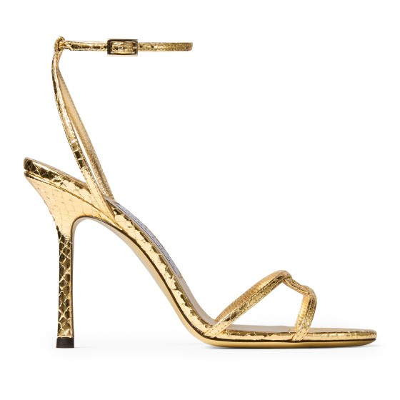 Leo 100 sandals - Gold