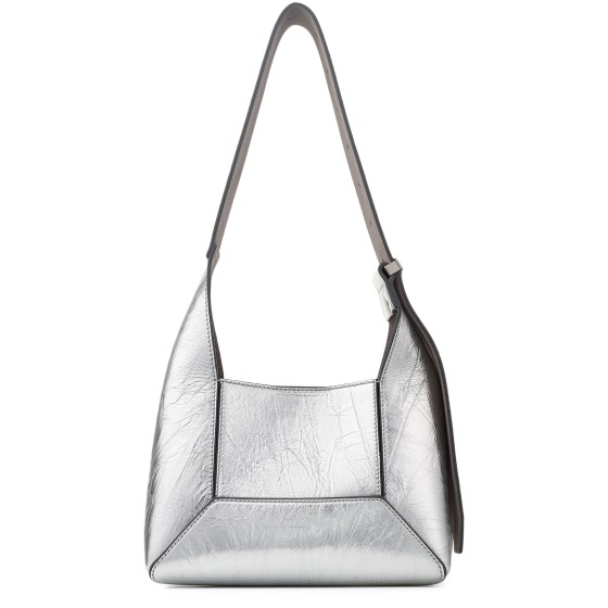 Diamond Crescent Bag - Silver
