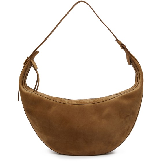 Augustina Crescent Bag - brown